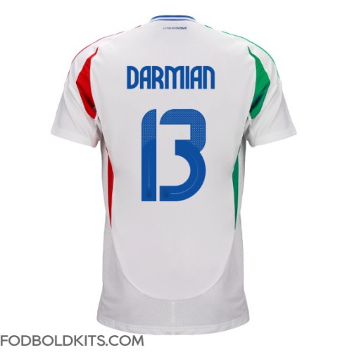 Italien Matteo Darmian #13 Udebanetrøje EM 2024 Kortærmet